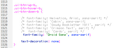 fonts